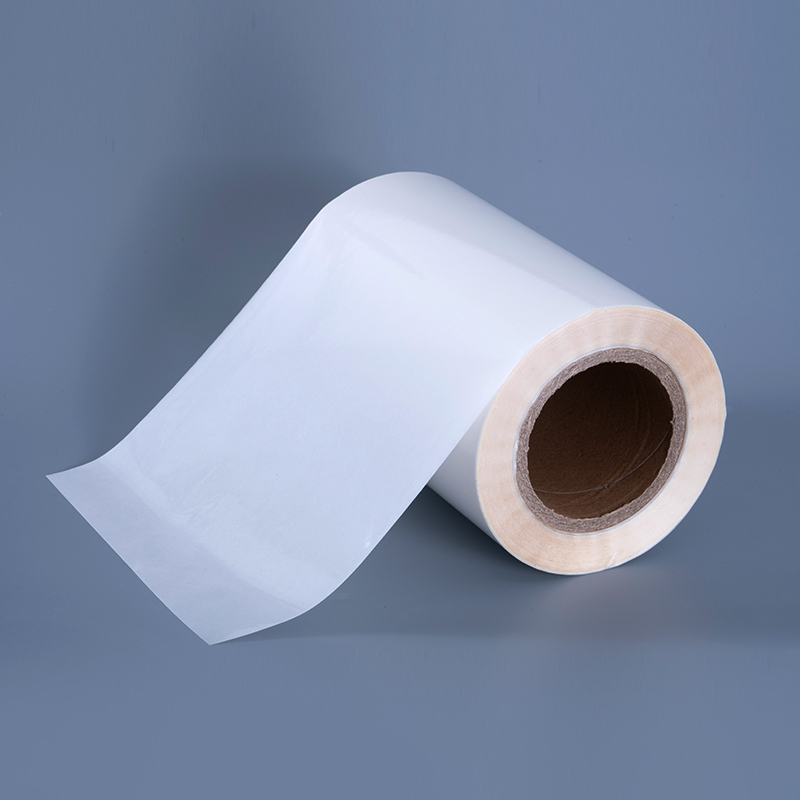 50mic ใสกาวตนเองฟิล์มโพลีเอสเตอร์ไวนิลสติกเกอร์พิมพ์ฉลากม้วนจัมโบ้