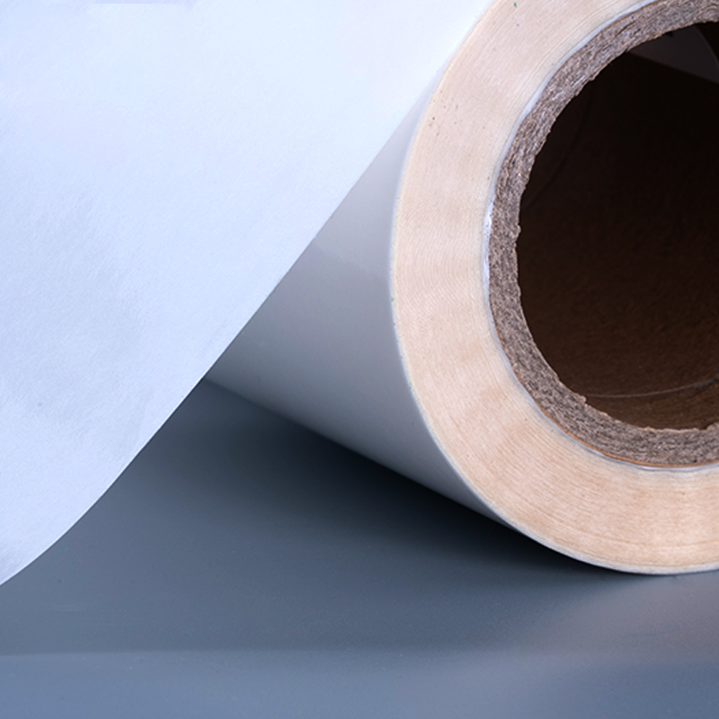 ฟิล์ม PET โปร่งใส 25mic พร้อมฉลากโพลีเอสเตอร์ใสกาวแบบถอดได้