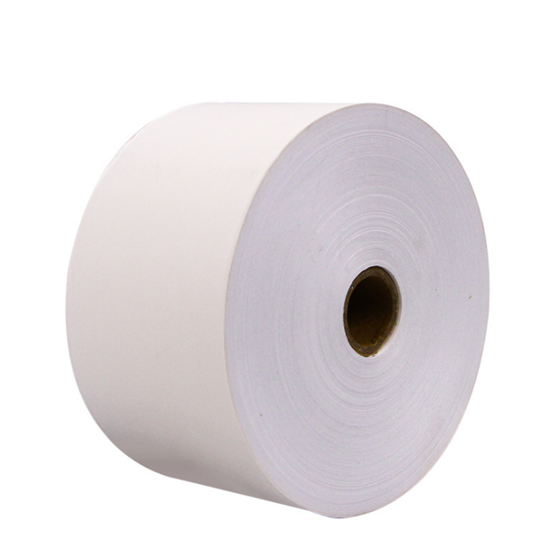 ฉลากปลอดไม้แบบมีกาวในตัว 80 แกรมพร้อมกาวสูตรน้ำ