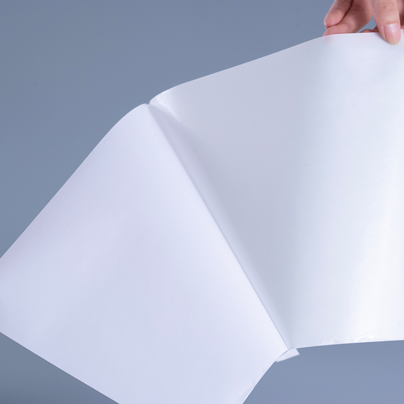 กระดาษภาพถ่ายอิงค์เจ็ทสีขาวมันเงาแบบมีกาวในตัว